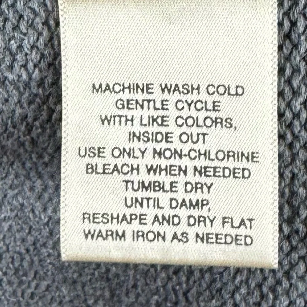 St. John’s Bay Men’s Heather Gray Crew Neck Sweater M 100% Cotton Charcoal Grey